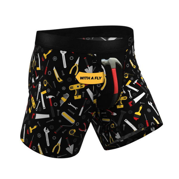 Men's Shinesty | Ball Hammock® Pouch Underwear With Fly | The Tool Belt