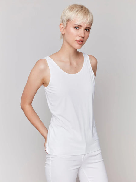 Women's Charlie B | Reversible Bamboo Cami | White