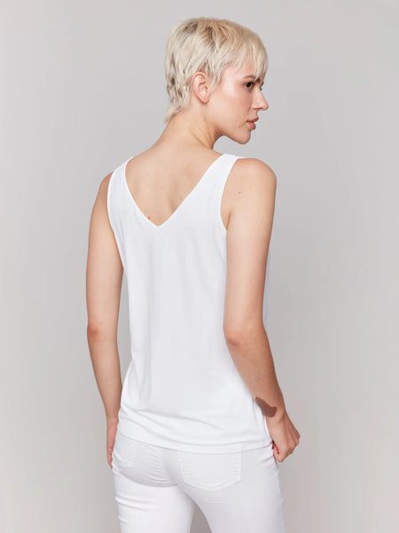 Women's Charlie B | Reversible Bamboo Cami | White