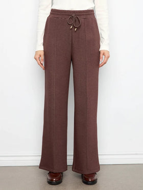 Women's Charlie B | Soft Scuba Wide Leg Jogger | Espresso