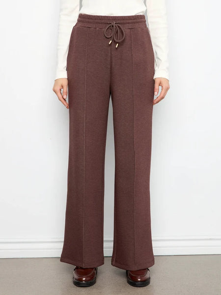 Women's Charlie B | Soft Scuba Wide Leg Jogger | Espresso