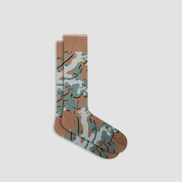 Men's Bugatchi | Camoflage Mid-Calf Socks | Sage