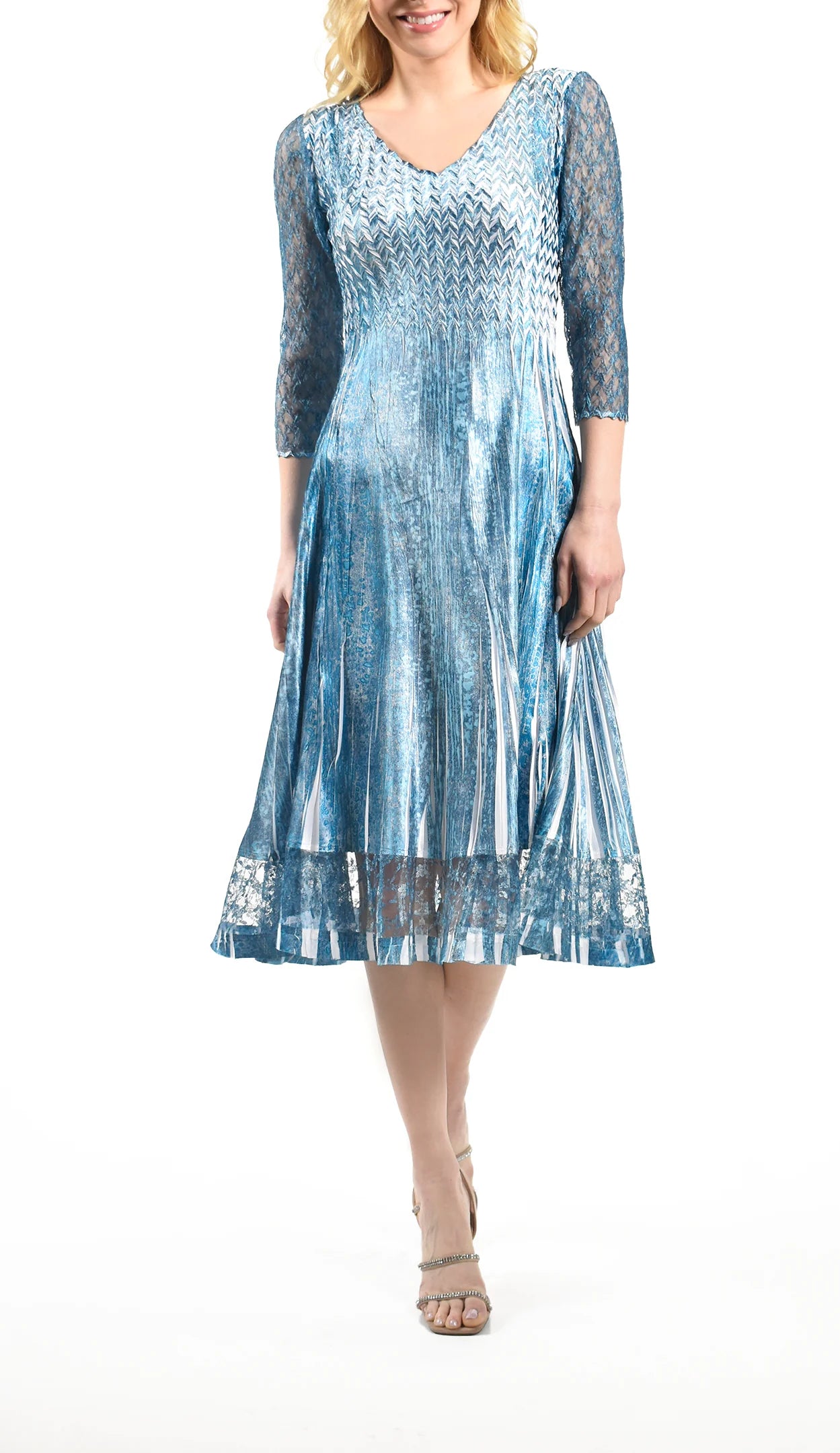 Komarov Lace Sleeve Charmeuse Cocktail Dress in Velvet Stone at Nordstrom, Size Small Komarov Lace Sleeve Charmeuse Cocktail Dress in Velvet Stone at Nordstrom, Size Small