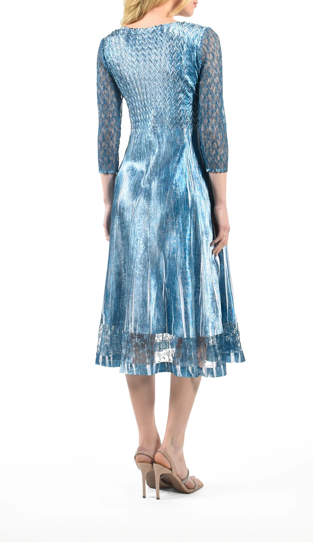 Komarov Lace Sleeve Charmeuse Cocktail Dress in Velvet Stone at Nordstrom, Size Small Komarov Lace Sleeve Charmeuse Cocktail Dress in Velvet Stone at Nordstrom, Size Small