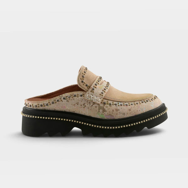 Women's Spring Step | Clogana Slip-On | Beige Multi