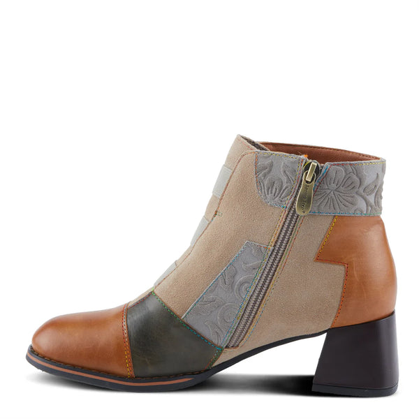 Women's L'Artiste | Copine Chunky Heel Bootie | Tan Multi