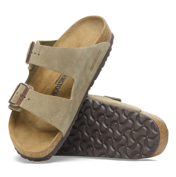 Men's Birkenstock | Arizona Suede Leather | Taupe