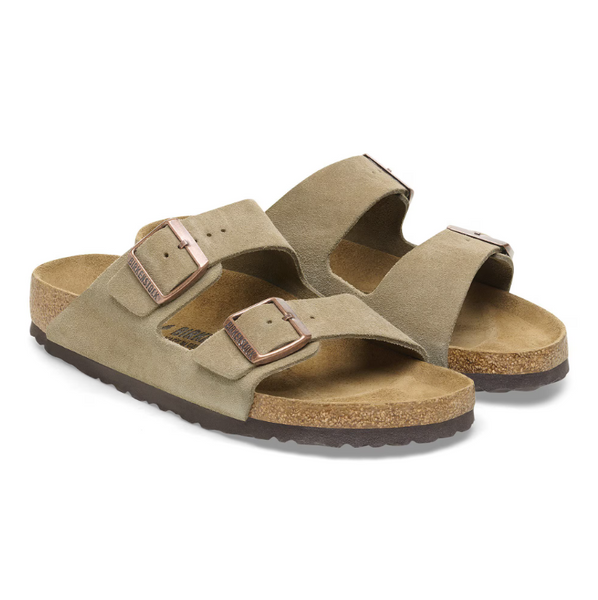 Men's Birkenstock | Arizona Suede Leather | Taupe