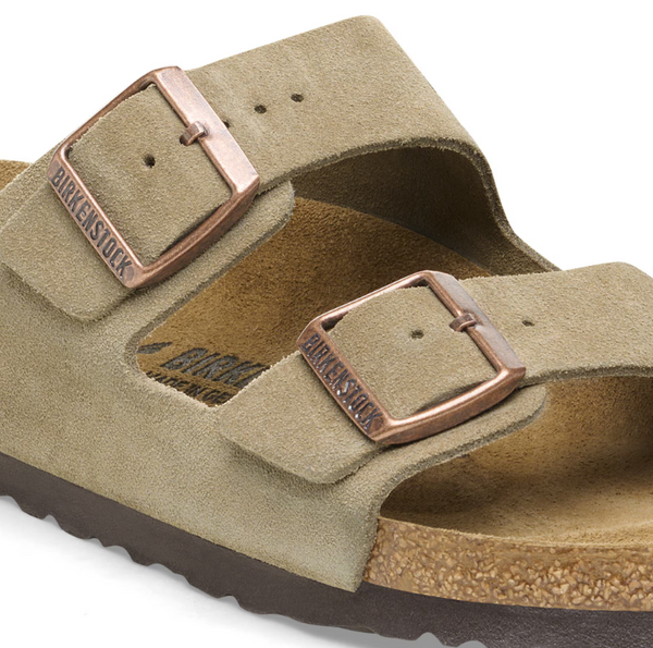 Men's Birkenstock | Arizona Suede Leather | Taupe