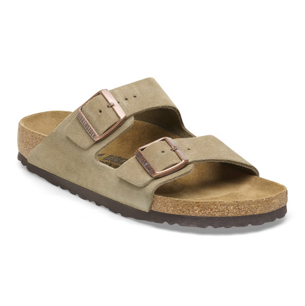 Men's Birkenstock | Arizona Suede Leather | Taupe