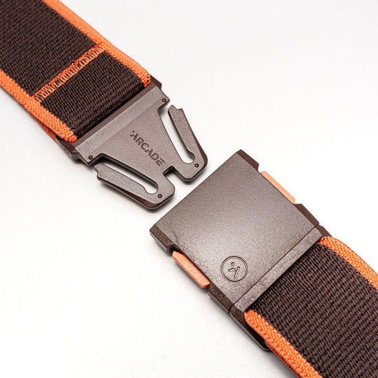 Men's Arcade | Carto Belt | Chestnut & Coral