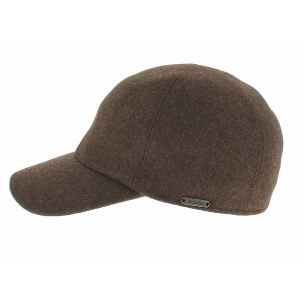 Men's Wigens | Kent Six Panel Wool Baseball Cap | Brown
