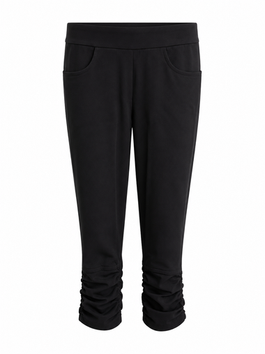 Women's Compli K | Ruched Capri Pants | Black