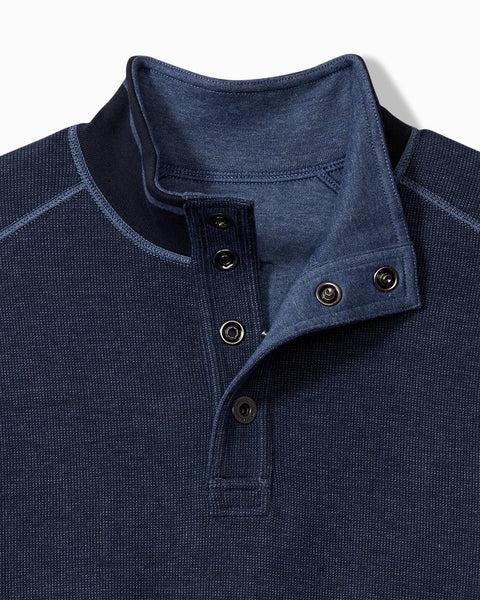 Coast Reversible Snap Mock Sweatshirt