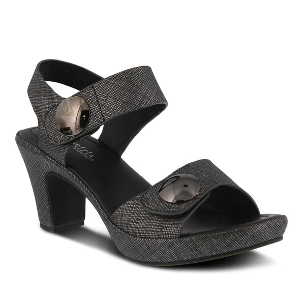 Women's Spring Step | Dade Slide Sandals by Patrizia | Charcoal