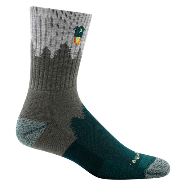 Men's Darn Tough | Number 2 Micro-Crew Cushion Socks | Green