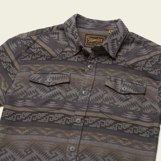 Men's Howler Bros | Sheridan Shirt | Herrador Jacquard / Pencil Lead Detail