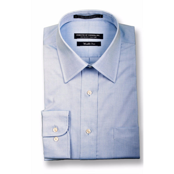 Men's Forsyth of Canada |The Freedom Shirt" Oli Spread Collar | Traditional Fit | Light Blue