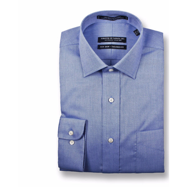 Men's Forsyth of Canada | The Freedom Shirt™ Brock Spread Collar | Tailored Fit | Cornflower