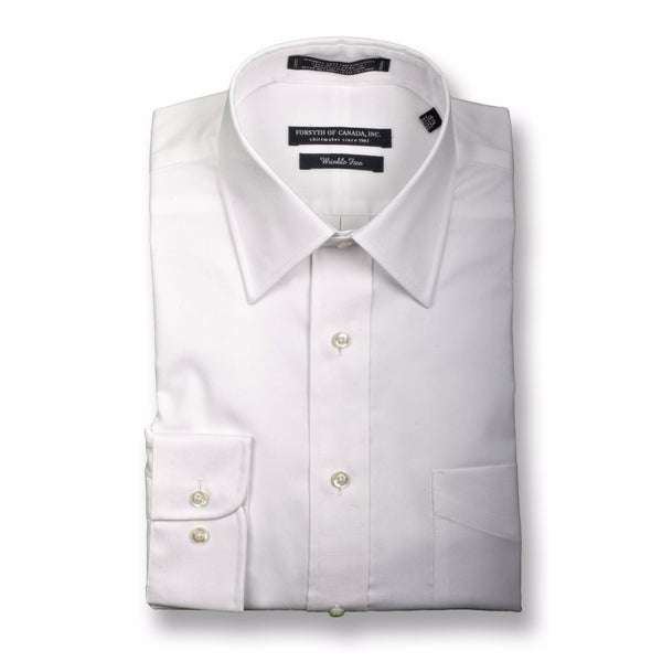 Men's Forsyth of Canada |The Freedom Shirt" Oli Spread Collar | Traditional Fit | White