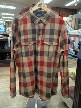Men's Pendleton | Long Sleeve Plaid Wool Woven Shirt | Multi Check