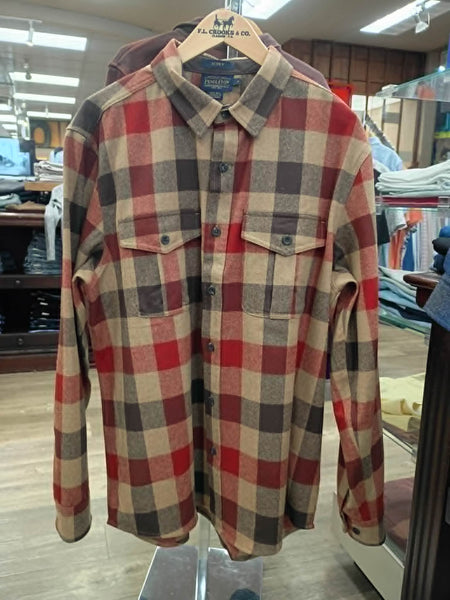 Men's Pendleton | Long Sleeve Plaid Wool Woven Shirt | Multi Check