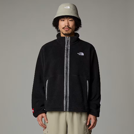 Men s The North Face Fleeski Full Zip Fleece Black FLCrooks