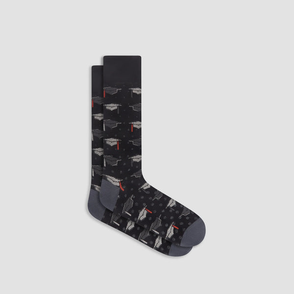 Men's Bugatchi | Graduation Mid-Calf Socks | Black