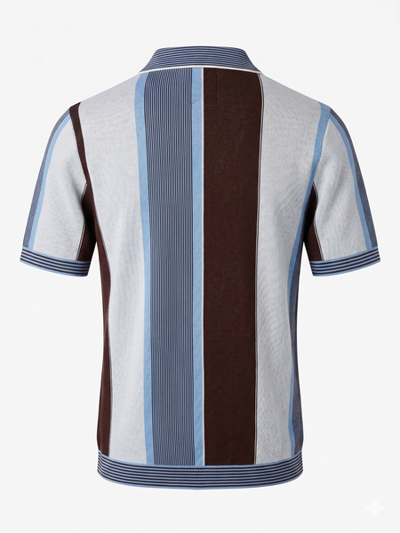 Men's Cigar | Short Sleeve Polo Shirt | Brown