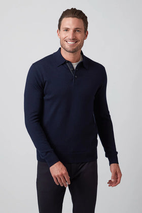 Men's Raffi |  THE LOGAN Polo Shirt | Navy