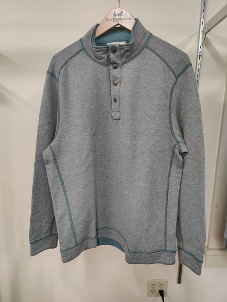 Tommy Bahama | Fliprider Snap Mock | Shadow Heather