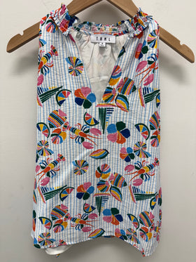 Women's THML| Lobster Print V-Neck Sleeveless Top | Multi