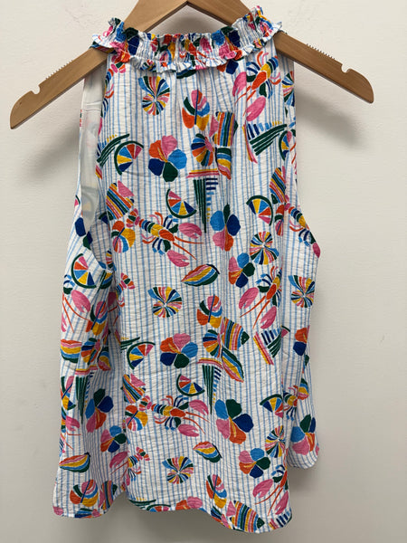 Women's THML| Lobster Print V-Neck Sleeveless Top | Multi