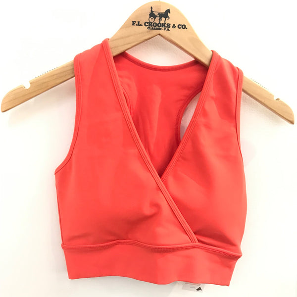 Women's Mono B | Comfy Sports Bra | Poppy Red