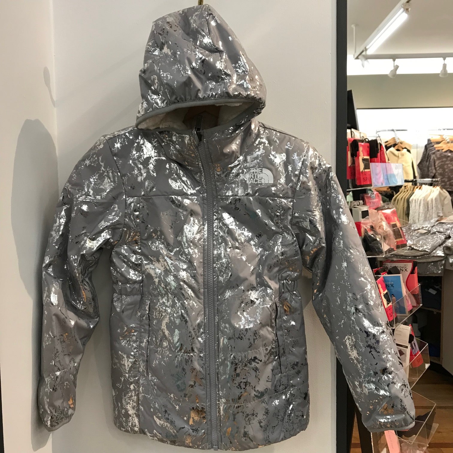 Girls' The North Face Reversible Mossbud Hooded Parka Meld