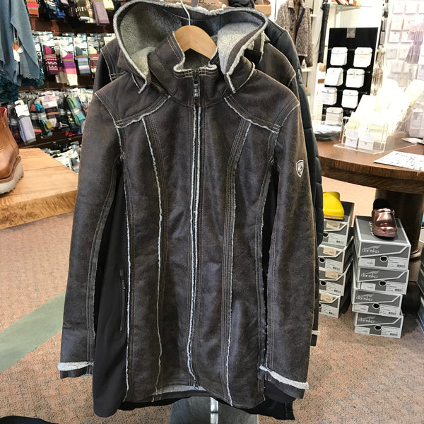 Women's Kuhl | Dani Sherpa Hooded Trench Coat | Oak