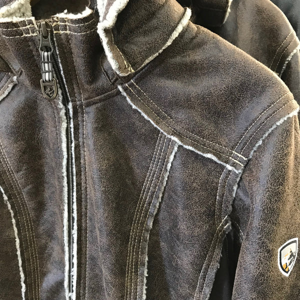 Women's Kuhl | Dani Sherpa Hooded Trench Coat | Oak