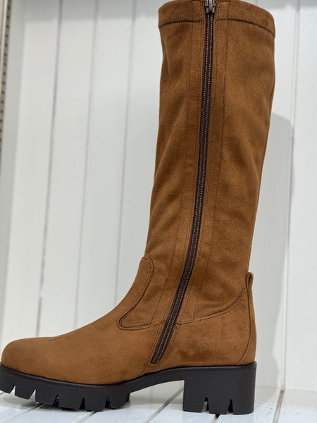 Women's Gabor Shoes  | Pippa Tall Boot | Golden Brown