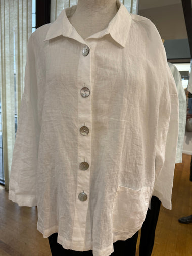 Women's Habitat Liv | Linen Event Tunic | White