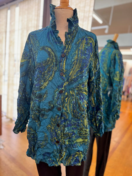 Women's Habitat Liv | Crinkle Event Shirt | Jewel