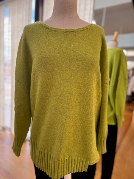 Women's Habitat Liv | Comfy Cotton Blend Rib Trim Sweater | Cactus