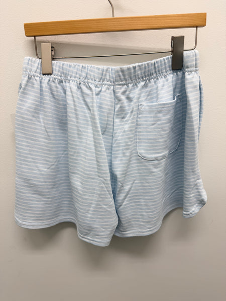 Women's Mono B | Two Piece Matching Striped Set | Blue