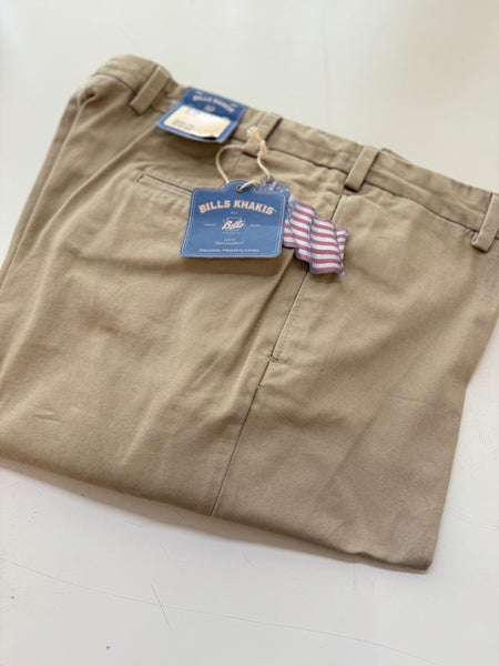 Men's Bill's Khakis | Model 2 Original Twill | Flat Front | British Khaki