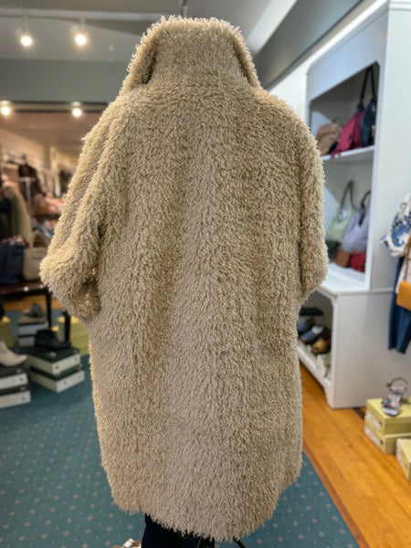 Women's SHACI | Meredith Vegan Faux Fur Coat | Beige