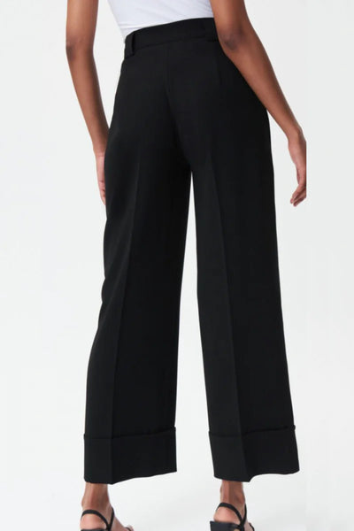 Women's Joseph Ribkoff | Twill Woven Wide Leg Pants | Black