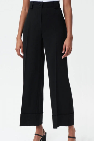 Women's Joseph Ribkoff | Twill Woven Wide Leg Pants | Black