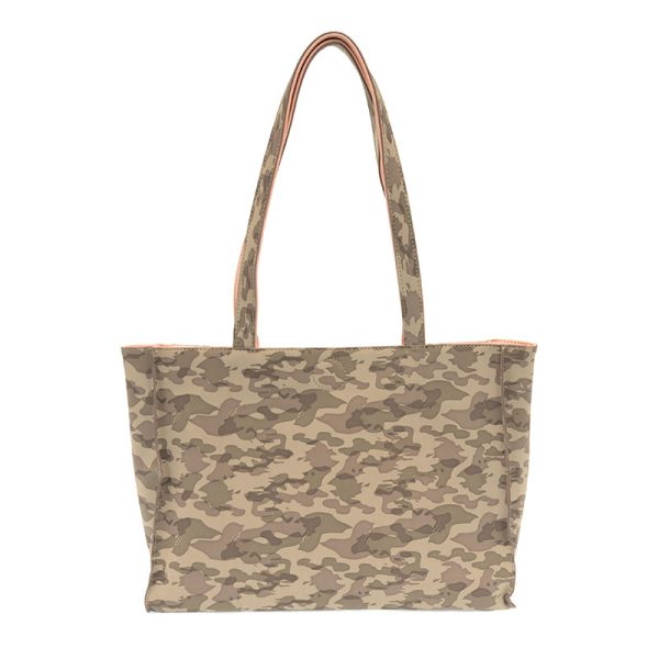 Women's Joy Susan | Reversible Tote | Grey Camo/Pink