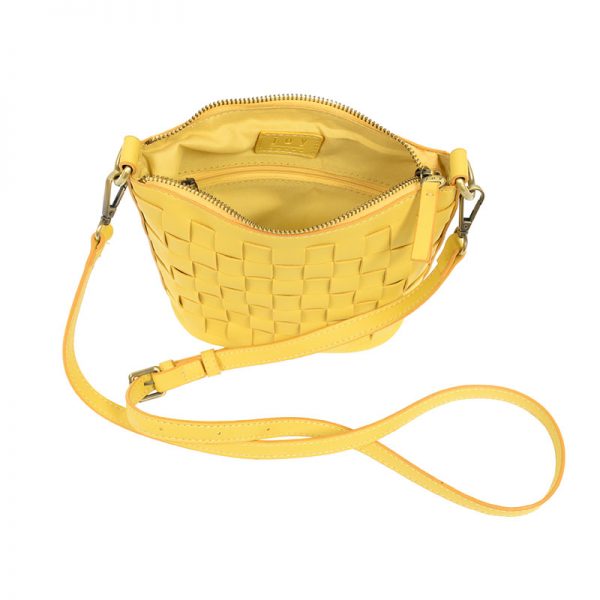 Women's Joy Susan | Maci Woven Crossbody Bag | Yellow