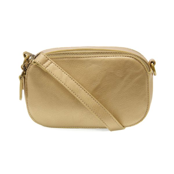 Women's Joy Susan | Layne Double Zip Mini Camera Crossbody | Metallic Gold