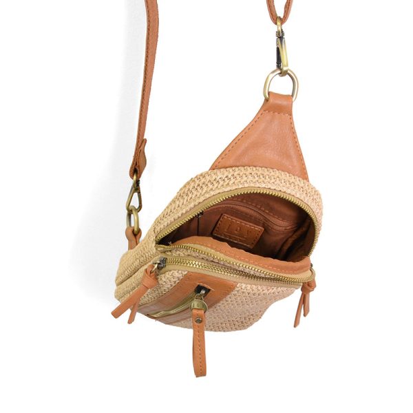 Women's Joy Susan | Natural Straw Skyler Sling Bag | Natural